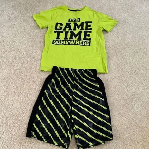 GYMGO BOYS SHIRT AND SHORTS SET