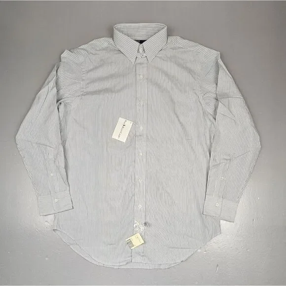 Polo‎ Ralph Lauren Button Up Shirt Mens Size 15 1/2-33 (Med). Striped Longsleeve
