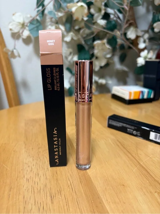 Anastasia Beverly Hills Lip Gloss In HONEY KISS, Full Sz 0.15oz, BNIB, AUTHENTIC