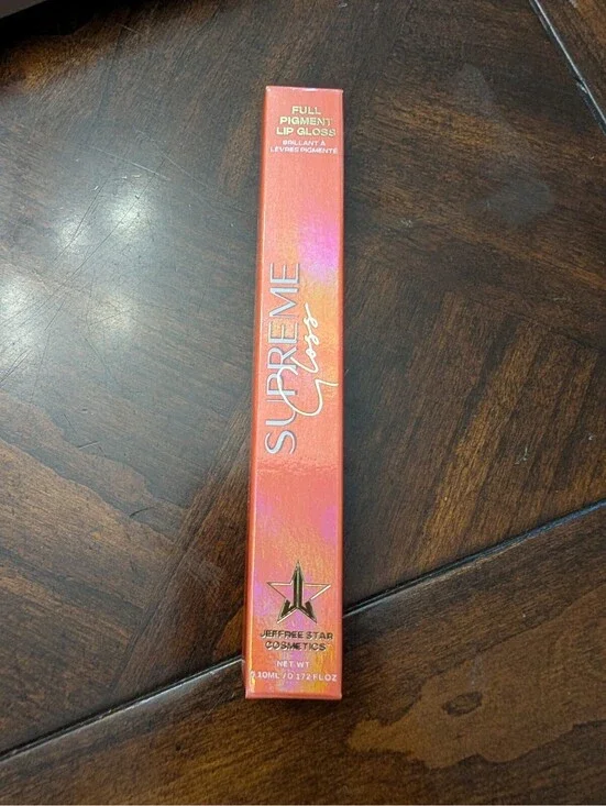 Jeffree Star Cosmetics Full Pigment Lip Gloss Supreme Nude Garden 0.174 ozNIB