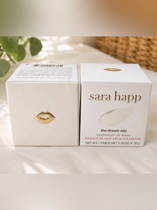 Sara Happ Dream Slip Overnight Lip Mask Duo Set NEW | Luxury Lip Care