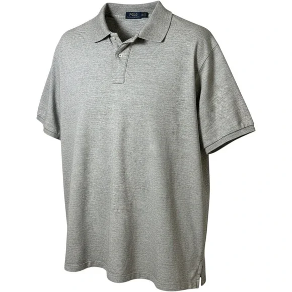 Polo Ralph Lauren Polo Men 3XB Gray Short Sleeve Big & Tall Old Money Preppy