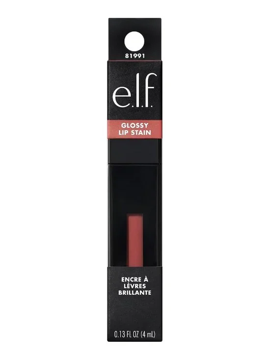 e.l.f. Glossy Long-Lasting, Lightweight Lip Stain, Rose Rizzin