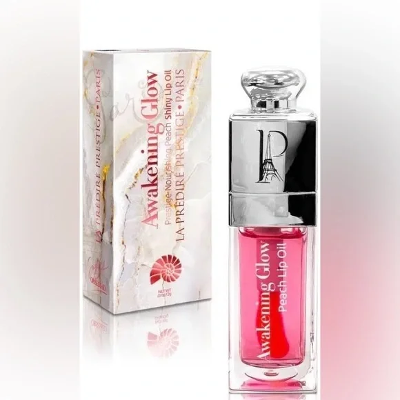 🎀 La Prédiré Prestige Awakening Glow Lip Oil – Peach | New in Box 🍑