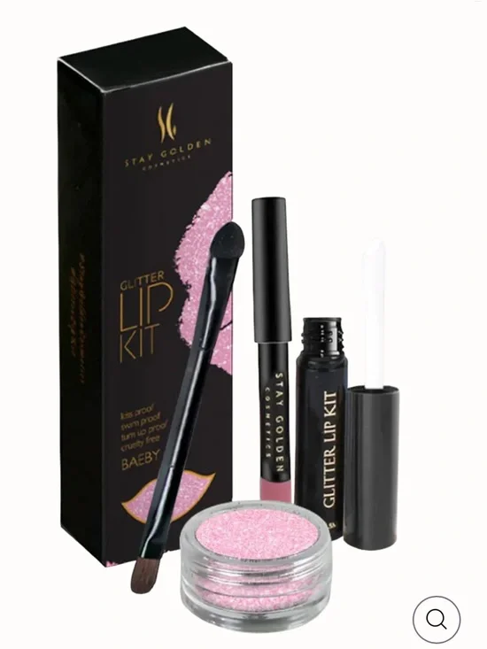 Glitter Lip Kit — Pink NWOT
