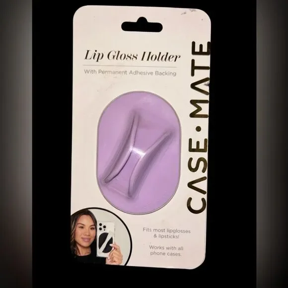 Case Mate Lip Gloss Holder Purple Phone Purse Accessories Lipstick💜