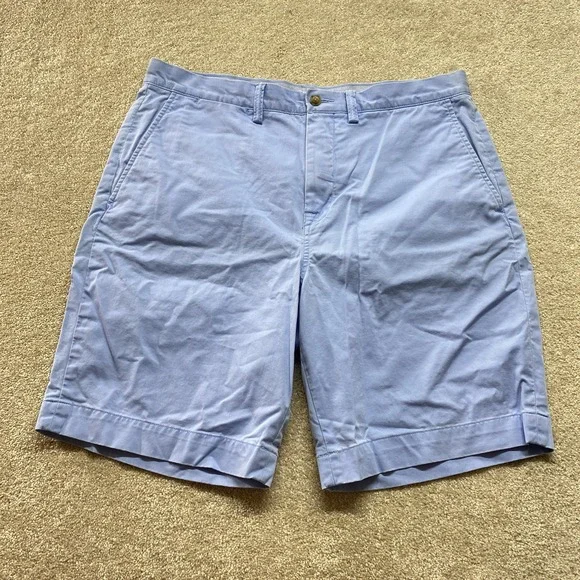 Polo Ralph Lauren Shorts Mens‎ 34 Blue Stretch Classic Fit Chino Casual Summer