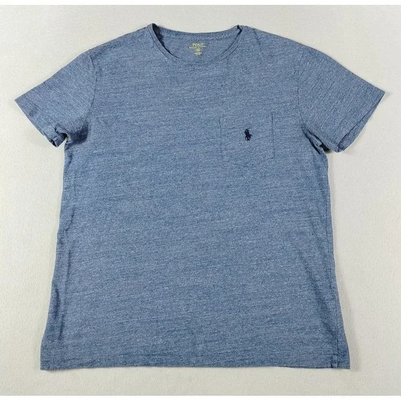 Polo Ralph Lauren Shirt Mens Medium Blue Preppy Quiet‎ Luxury Old Money Casual