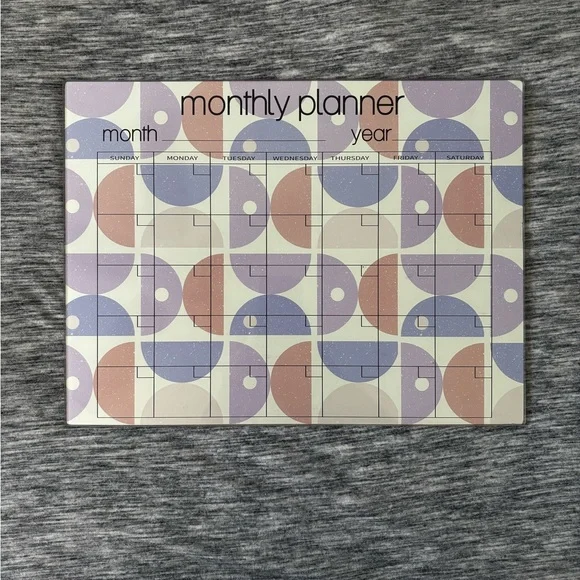 White Board Monthly Planner