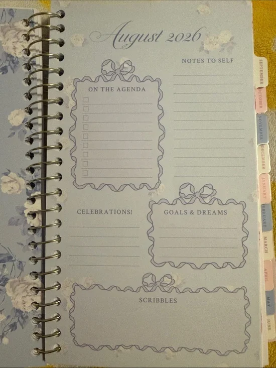 LoveShackFancy x Yoobi Weekly/Monthly Planner - Pink Floral