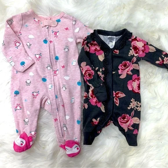 5/$30 Baby Girl Footies Bundle​