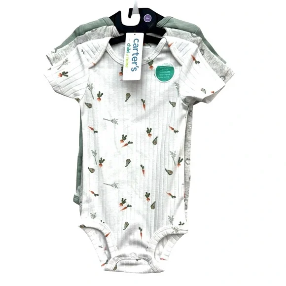 Carter’s‎ Girls Onesies Set of 3 Size 12M