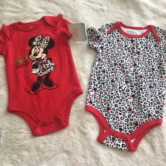 NWT‎ Minnie Mouse red onesies