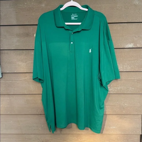 Polo by Ralph Lauren Emerald Green Performance Shirt size 3XB