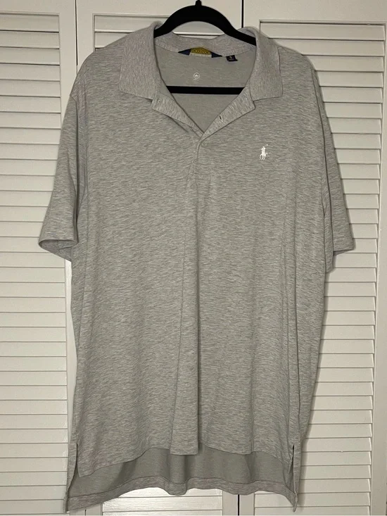Polo by Ralph Lauren Men’s Heather Gray Short-Sleeve Polo