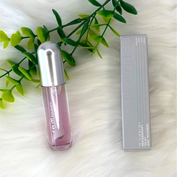 REM Beauty Essential Drip Lip Oil Lavender Kiss Hydrating Plumping‎ 7ml New