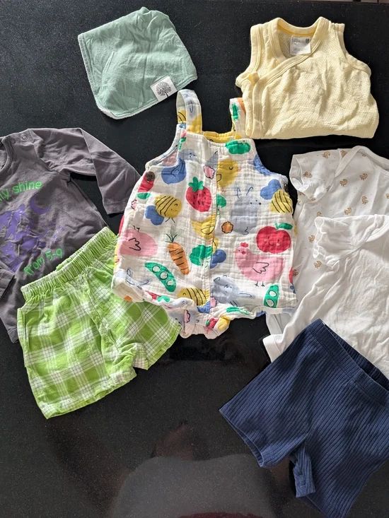 Colorful Gender Neutral Baby Clothes Bundle 3-6 Months