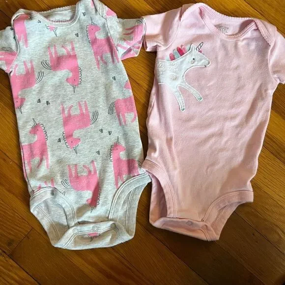 Carters Unicorn Bodysuits