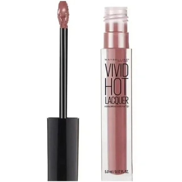 Maybelline Color Sensational Vivid Hot Lacquer Lip Gloss # 66  Too CuTe
