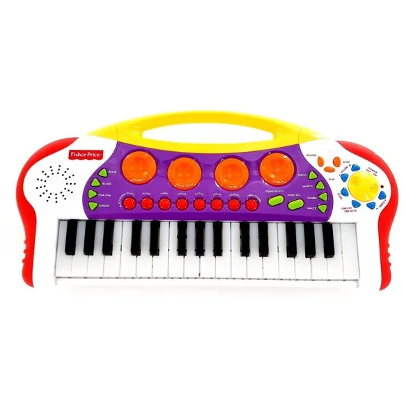 Fisher Price Teaching Keys Keyboard Kids Electronic Piano 32 Keys 380000 Tested