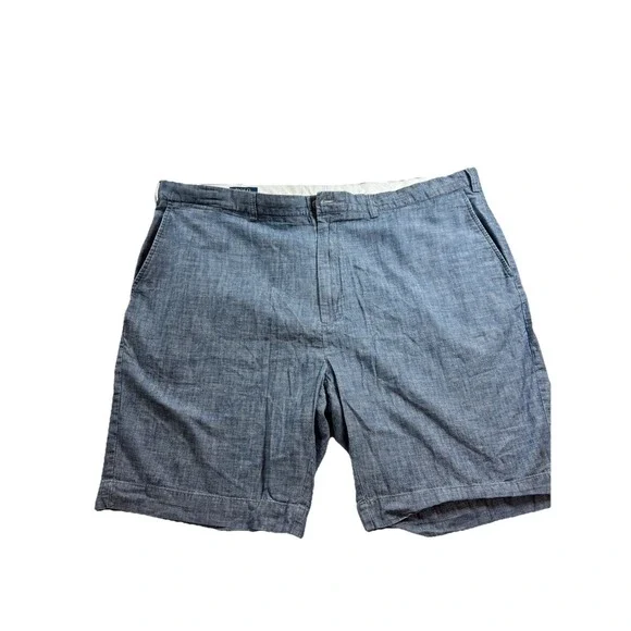 Polo Ralph Lauren Mens 46x9 Classic Fit‎ Blue Chino Shorts Chambray Preppy