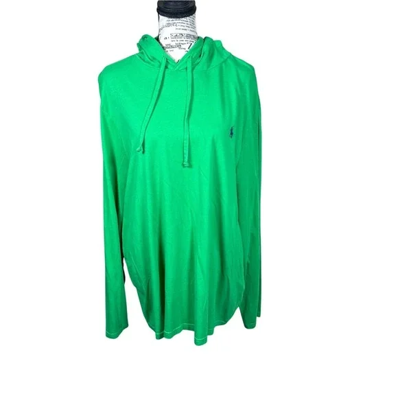Polo by Ralph Lauren Bright Green Logo Tee Hoodie‎