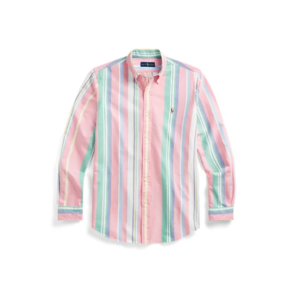 Classic Fit Striped Oxford Shirt