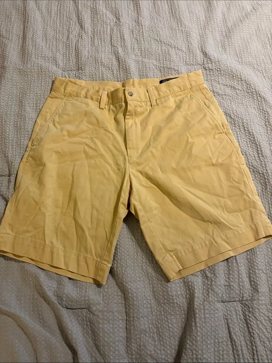 Ralph Lauren Polo Men's Yellow Chino Shorts 9in