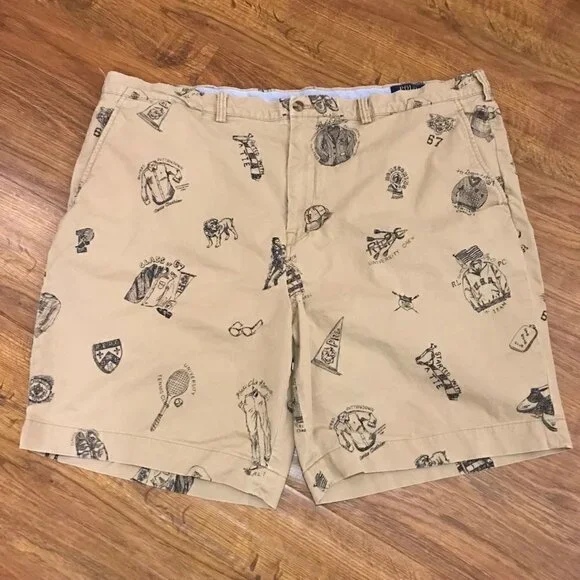 Polo Ralph lauren chino sketch print Shorts