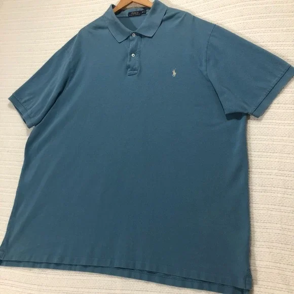 Polo‎ Ralph Lauren Polo Shirt Classic Fit Casual Short Sleeve Top 2XL