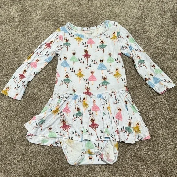 Posh Peanut Noel Bodysuit Twirl