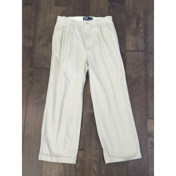 Polo by Ralph Lauren Cream Khaki Chinos