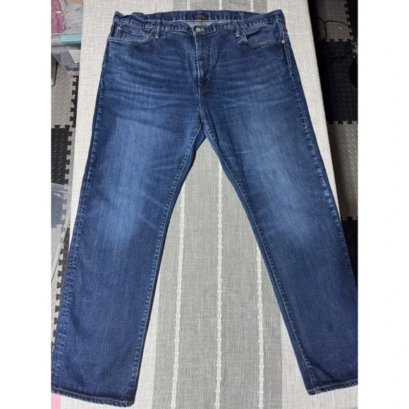 Polo Ralph Lauren‎ Hampton Relaxed Straight Mens Jeans 44x32 Blue Denim