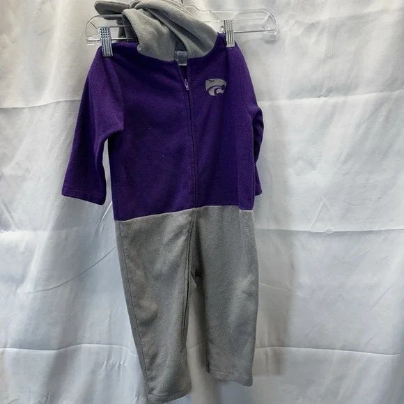 Kansas State University 18 Month Purple & Gray Winter Zip‎ Up