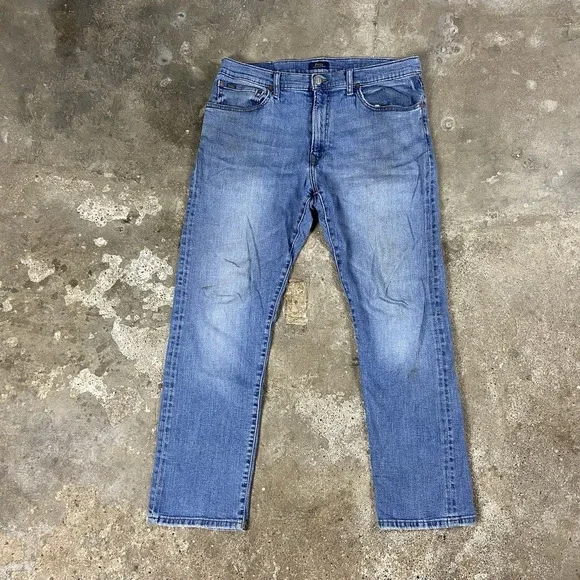 Polo Ralph Lauren Jeans Size 36x32 Blue Denim Medium Wash Straight Relaxed‎ Fit