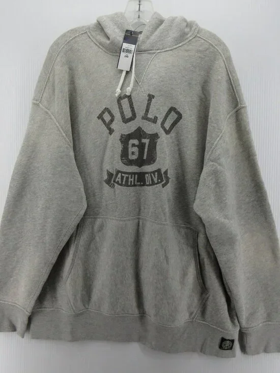 Polo Ralph Lauren Sweatshirt 2XB Big Distressed Athletic Div 67 Graphic