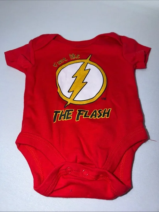 The Flash Red Baby One-Piece Bodysuit