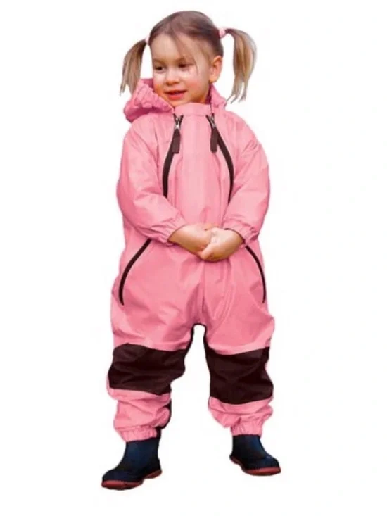 Tuffo Muddy Buddy Pink Kids Waterproof One-Piece Size 3T NWT