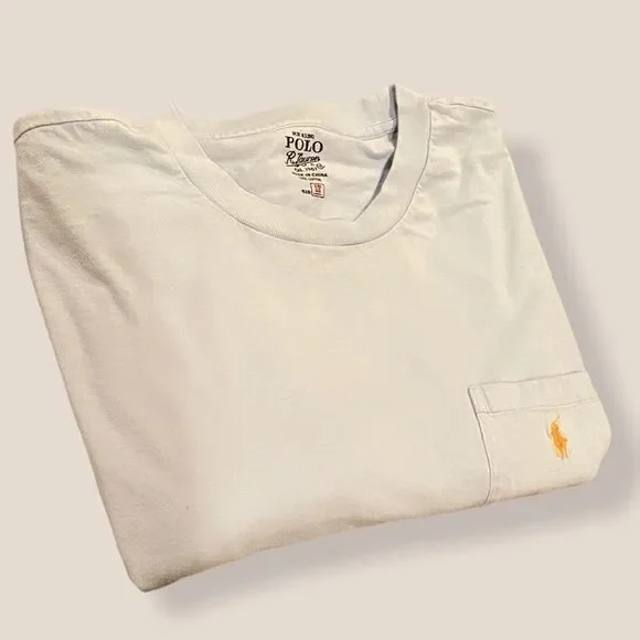Polo Ralph Lauren Light Blue Sz Large Tall T-Shirt