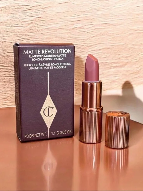Charlotte Tilbury Matte Revolution Lipstick in Dusty Rose