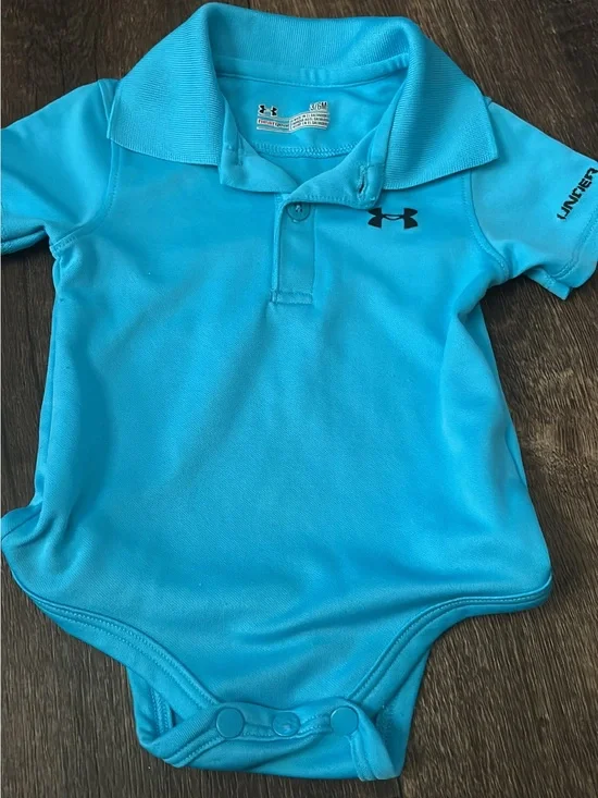 Under Armour Royal Blue Polo-Style Baby One-Piece