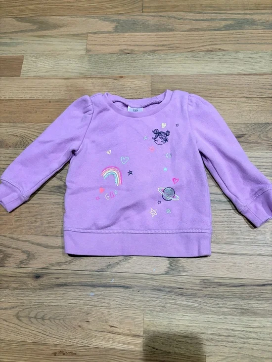 Gap toddler girl sweatshirt