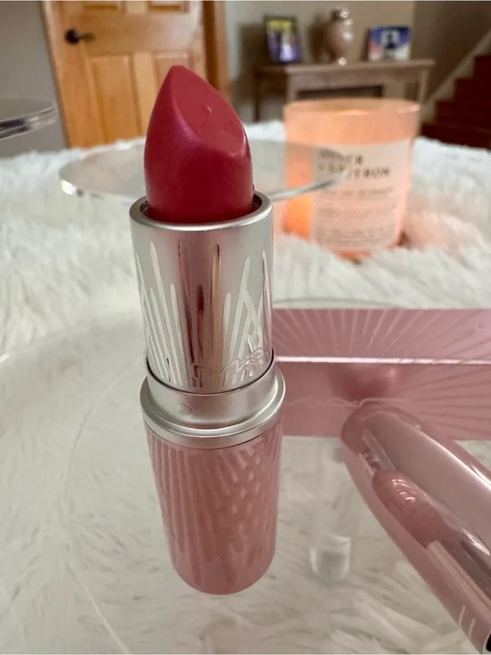 MAC Ice Ice Baby Pink Cream Lipstick