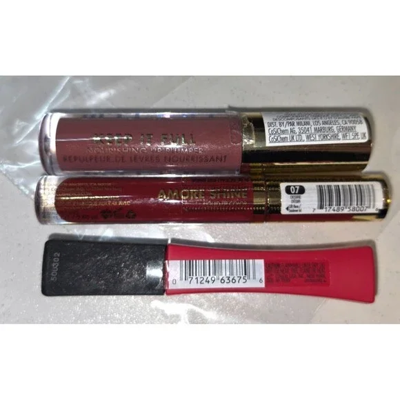 Lot of 3 Milani Loreal Paris Infallible Matte Liquid Lipstick PInk Rosewood