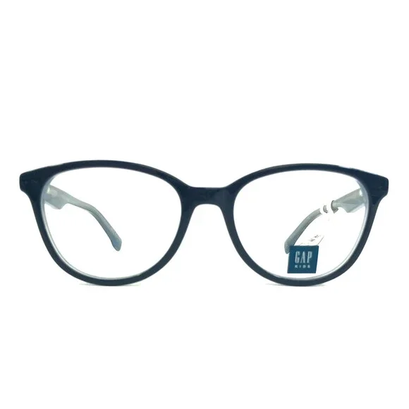 Gap Kids Eyeglasses Frames VGP500 NAVY 0NAV Blue Cat Eye Full Rim 47-16-130