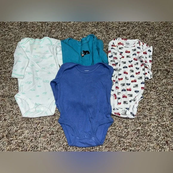Boys,  3 Month long‎ sleeve bodysuits, tops, shirts