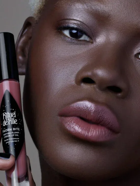 Rituel De Fille  | Thorn Bite Peptide Plump Crème Lip Oil | Rose Crush