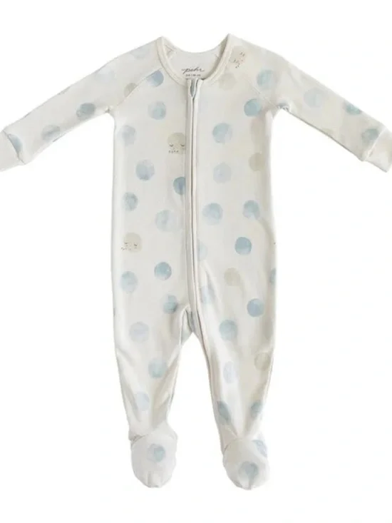Pehr Zippered Footie Luna Dusk Baby Sleeper