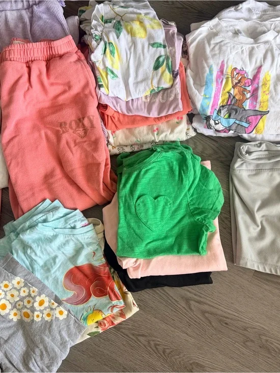 Assorted girls clothing