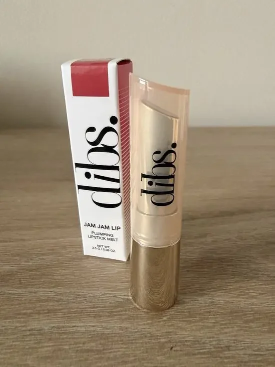 DIBS Beauty Jam Jam Lip Plumping Lipstick Melt Raspberry Marmalade New